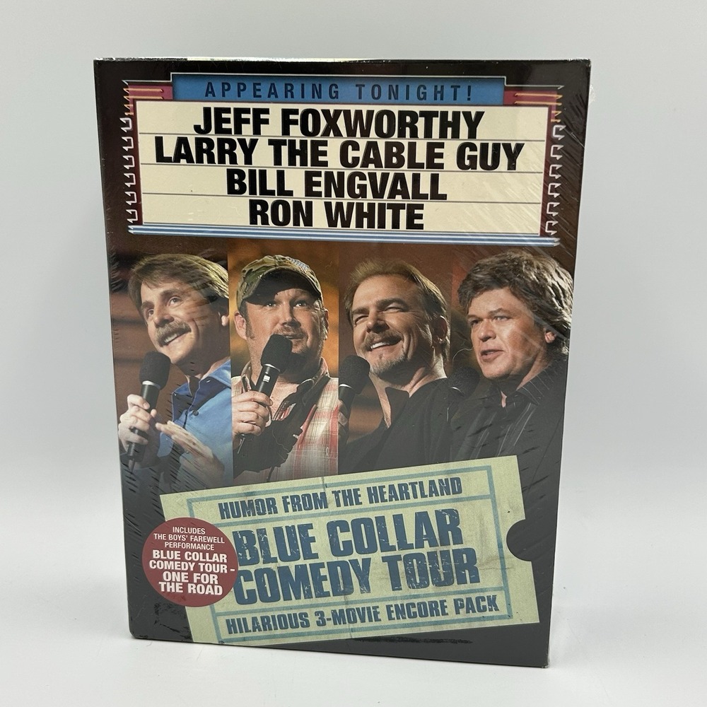 The Blue Collar Comedy Tour - 3 Pack‎ (DVD, 3-Disc Set Sensormatic) NEW SEALED